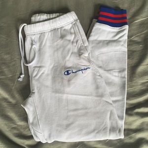 white champion sweats!